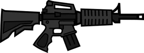 M4 Assault Rifle - Mini Militia Mod APK